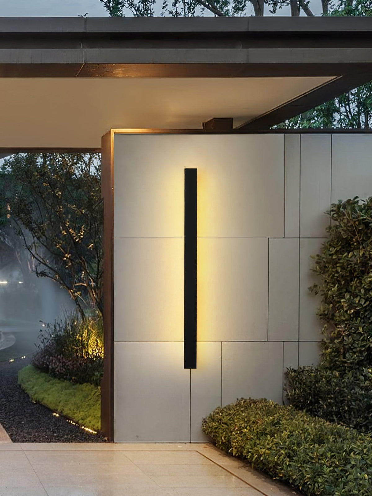 Long Strip Outdoor Sconce Solar Power