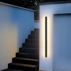 Long Strip Outdoor Sconce Solar Power