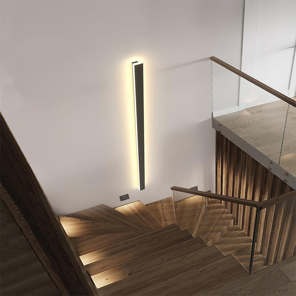 Long Strip Outdoor Sconce Solar Power