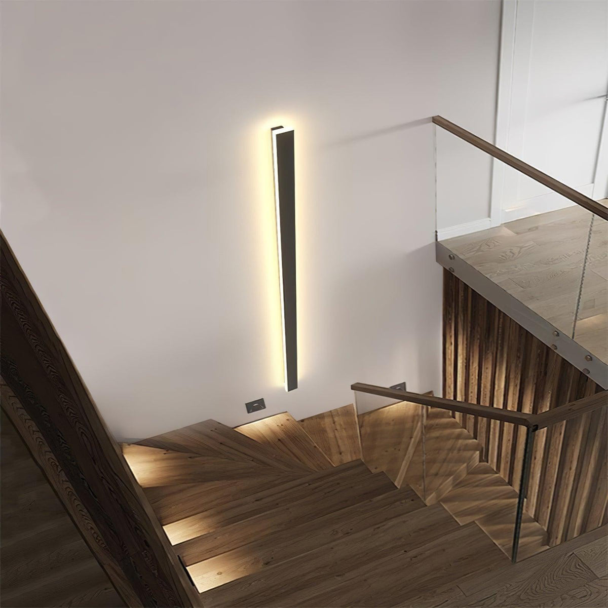 Long Strip Outdoor Sconce Solar Power