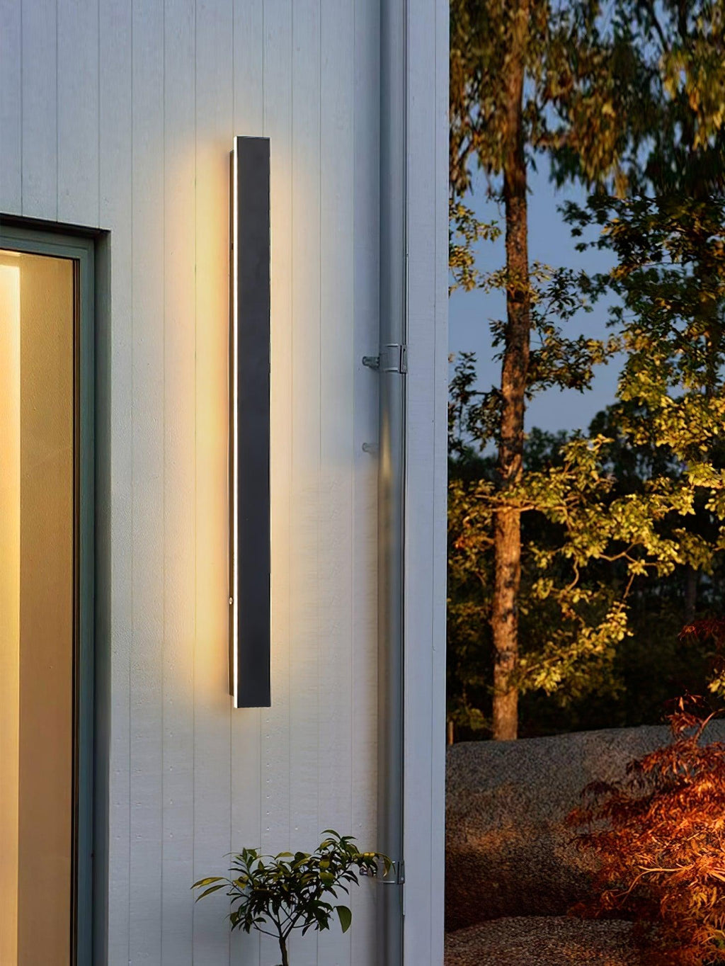 Long Strip Outdoor Sconce Solar Power