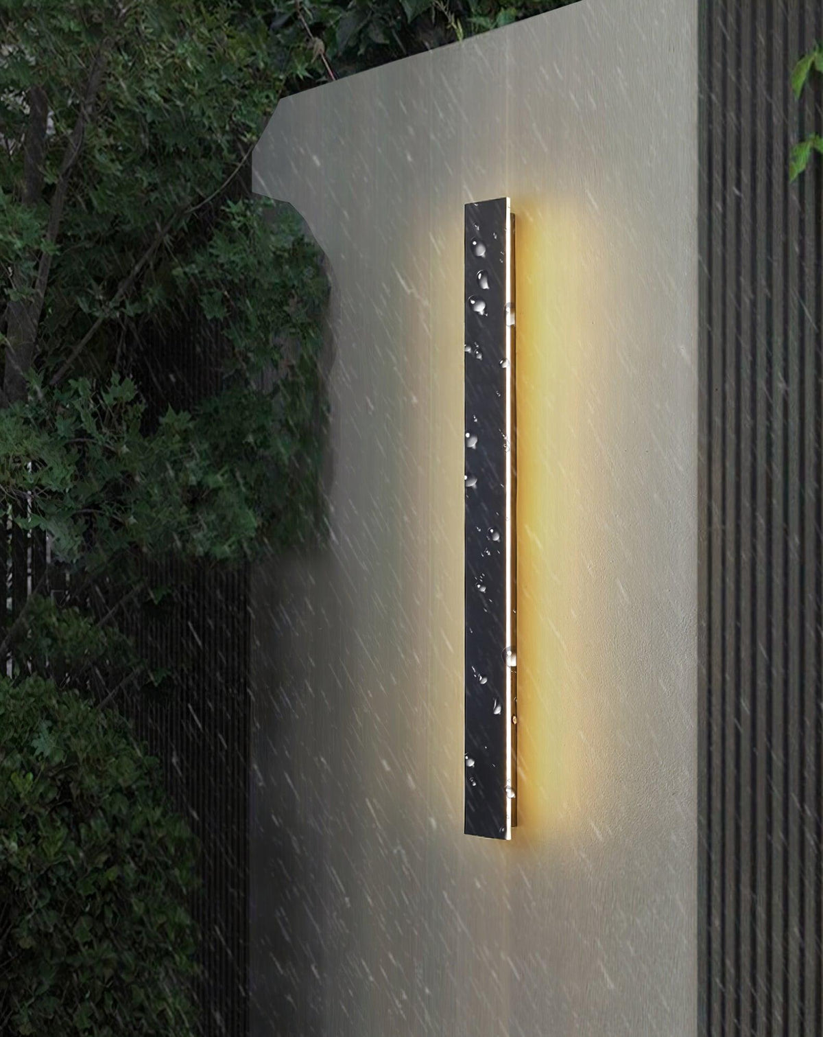 Long Strip Outdoor Sconce Solar Power