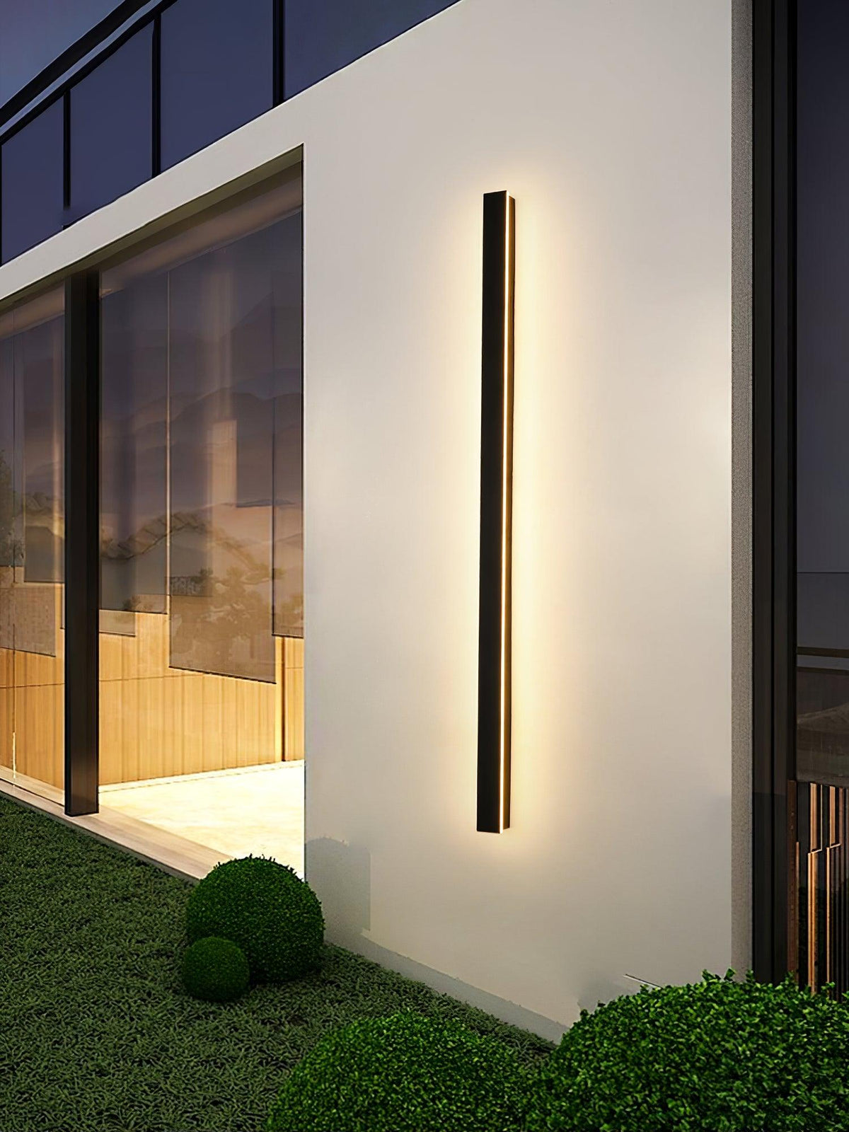 Long Strip Outdoor Sconce Solar Power