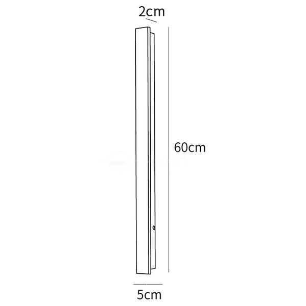 Long Strip Solar Outdoor Sconce