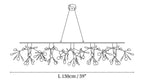 Long Style Firefly LED Chandelier