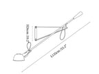 Long Swing Arm Wall Lamp