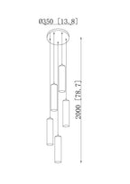 Alabaster Cylinder Pendant Light