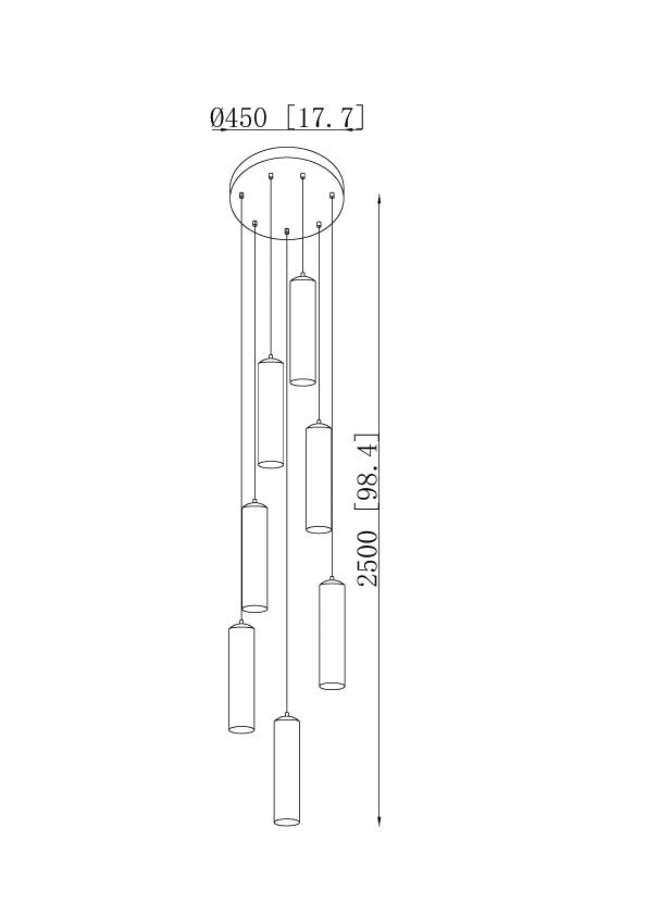 Alabaster Cylinder Pendant Light