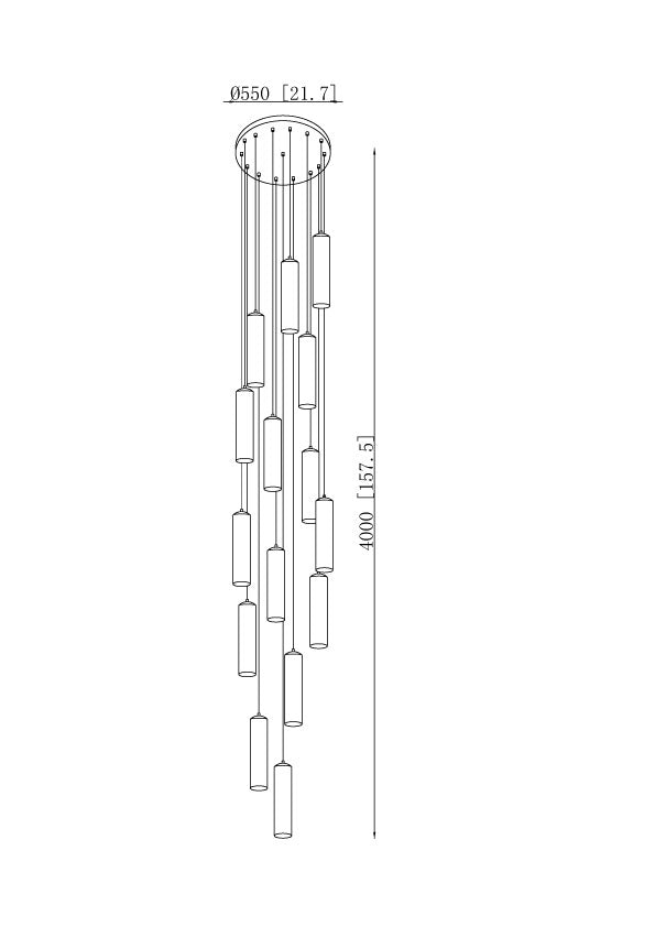 Alabaster Cylinder Pendant Light