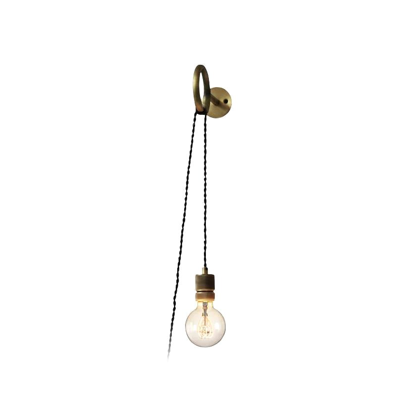 Loop Minimalist Wall Light With Wall Socket