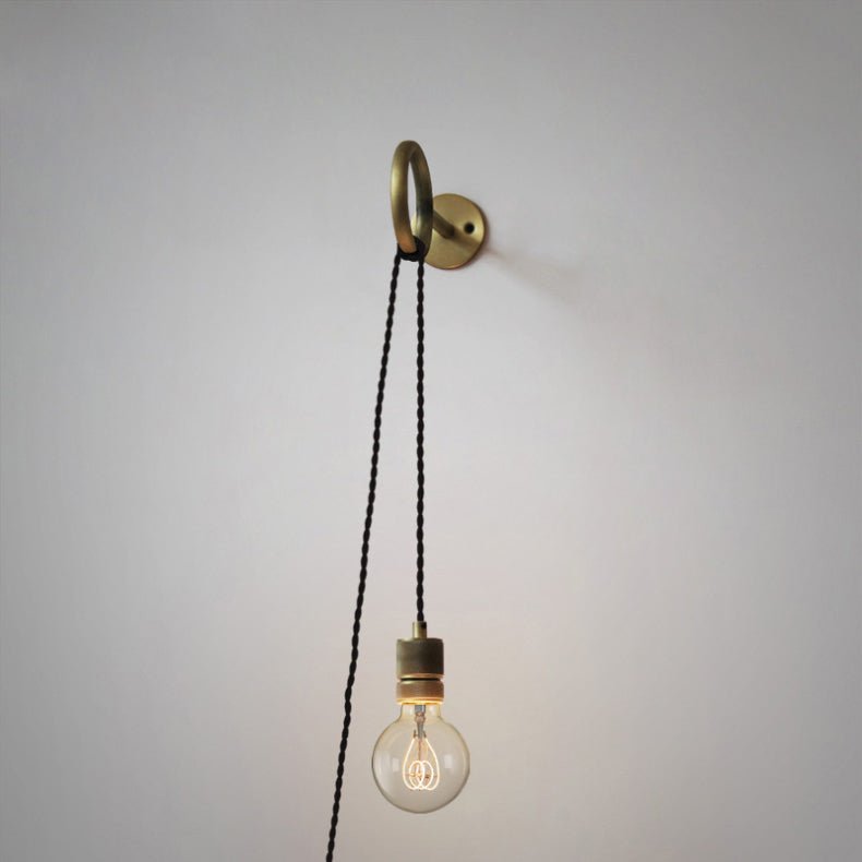 Loop Minimalist Wall Light With Wall Socket
