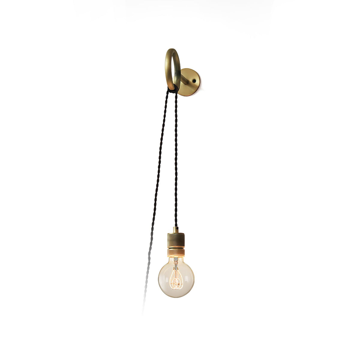 Loop Minimalist Wall Light With Wall Socket