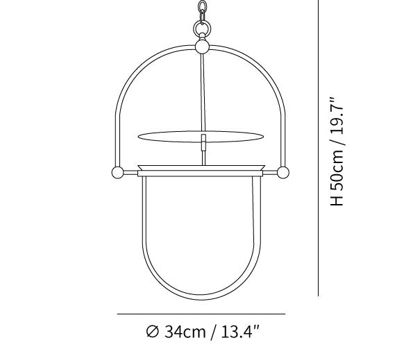 Lorford Cup Pendant Light