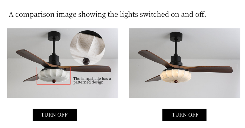 Lotus Bloom Ceiling Fan Light