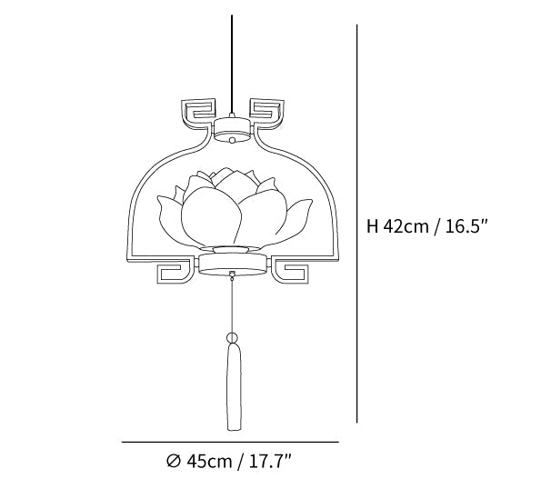 Lotus Bloom Chandelier