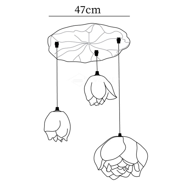 Lotus Chandelier