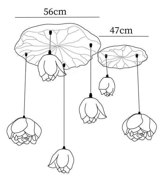 Lotus Chandelier