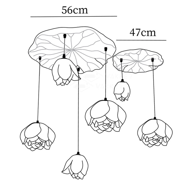 Lotus Chandelier