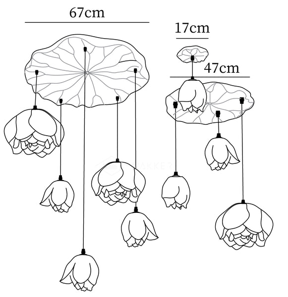 Lotus Chandelier