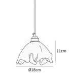 Lotus Crystal Small Pendant Light