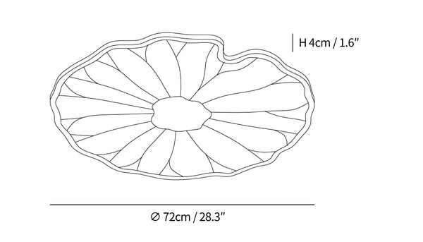 Lotus Leaf Acrylic Ceiling Lamp
