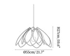 Lotus Petal Plant Fiber Pendant Lamp