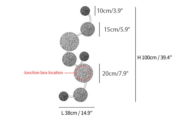 Lotus Petal Plug-in Wall Lamp