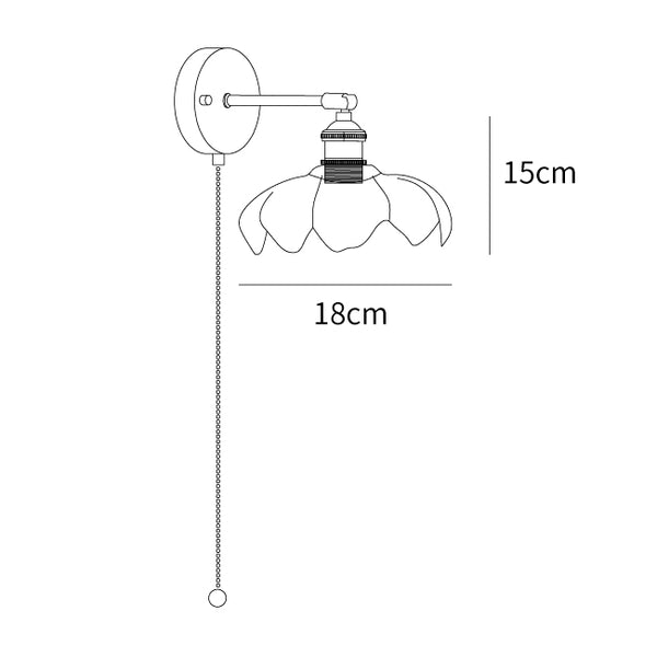Lotus Rotatable Wall Lamp