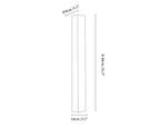Lucent Pillar Alabaster Wall Light