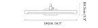 Lucent Vanity Wall Light