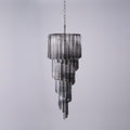 Lucente Noir Spiral Chandelier