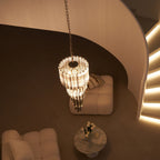 Lucente Noir Spiral Chandelier