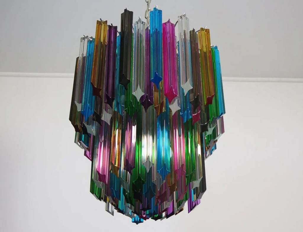 Lucente Noir Spiral Chandelier
