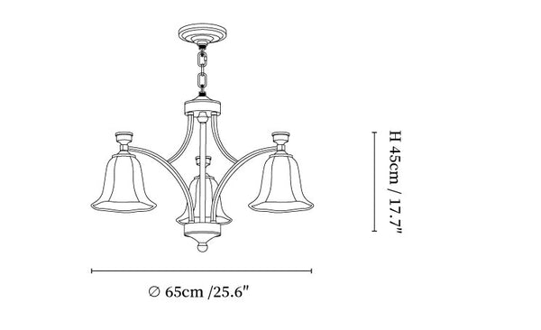 Lucian Bell Chandelier