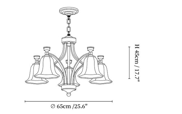 Lucian Bell Chandelier