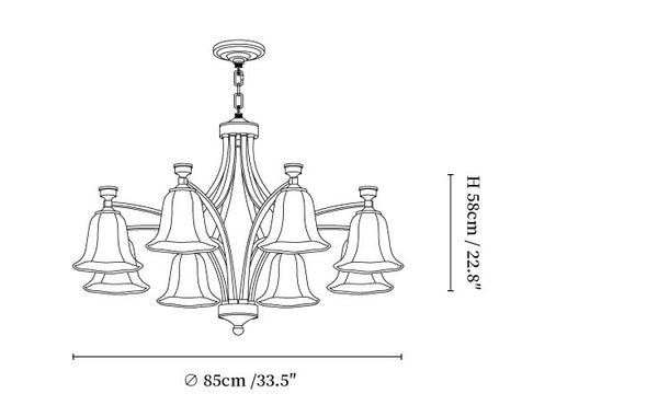 Lucian Bell Chandelier