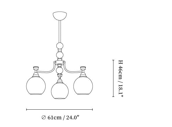 Lucienne Orb Chandelier