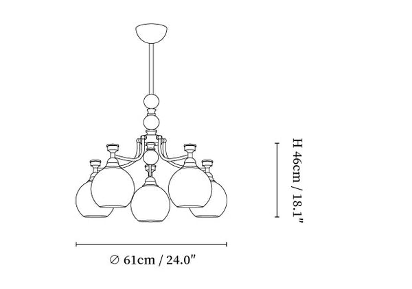 Lucienne Orb Chandelier