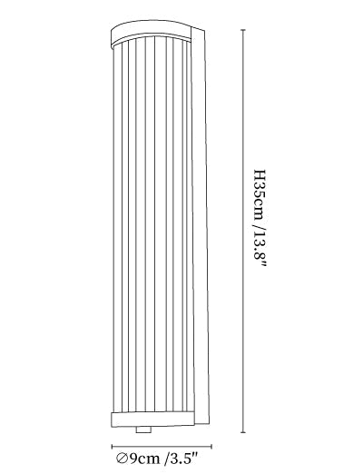 Luma Column Wall Light
