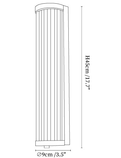Luma Column Wall Light