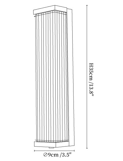 Luma Column Wall Light