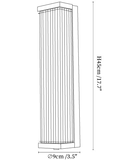 Luma Column Wall Light