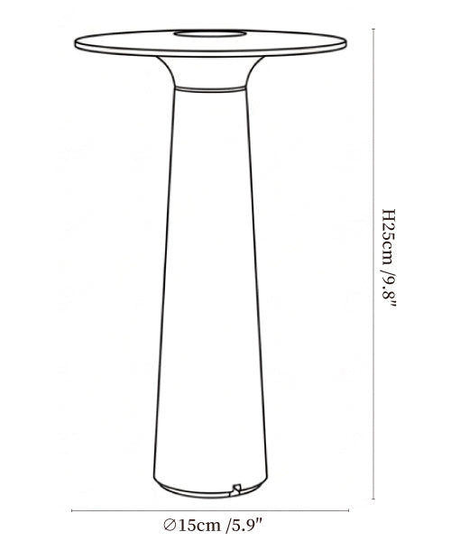 Luma Disk Outdoor Table Light