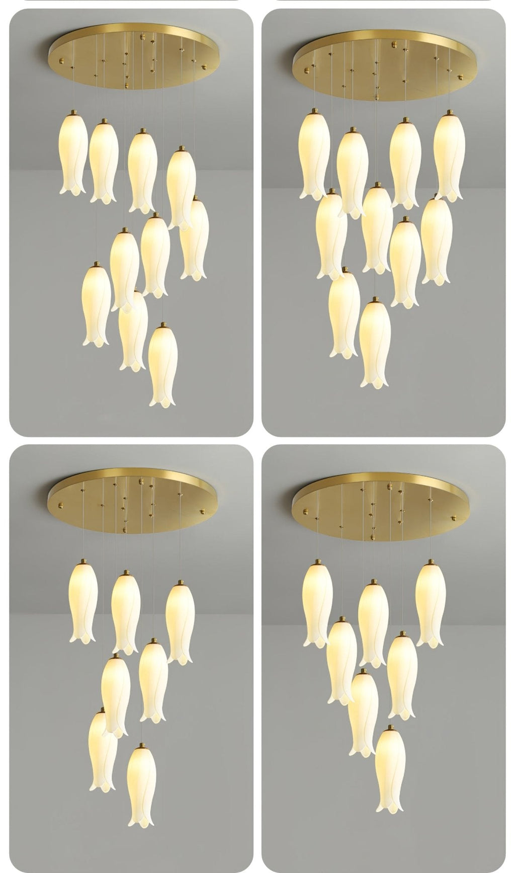 Luma Flora Stairs Chandelier