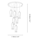 Luma Flora Stairs Chandelier