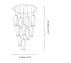 Luma Flora Stairs Chandelier