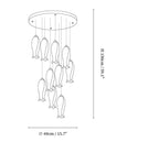 Luma Flora Stairs Chandelier