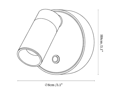 Luma Pivot Rechargeable Wall Light