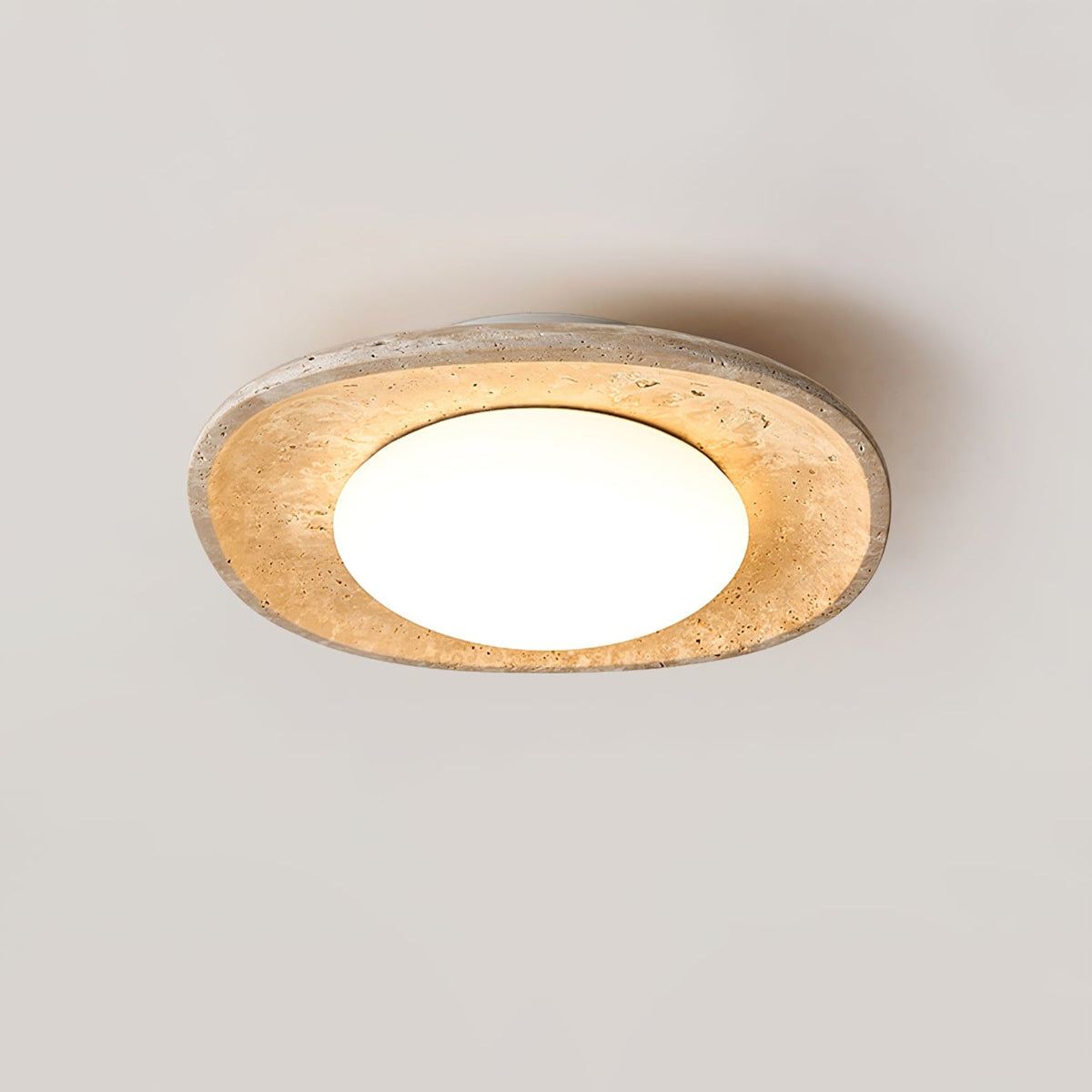 Luma Travertine Ceiling Light