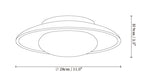 Luma Travertine Ceiling Light
